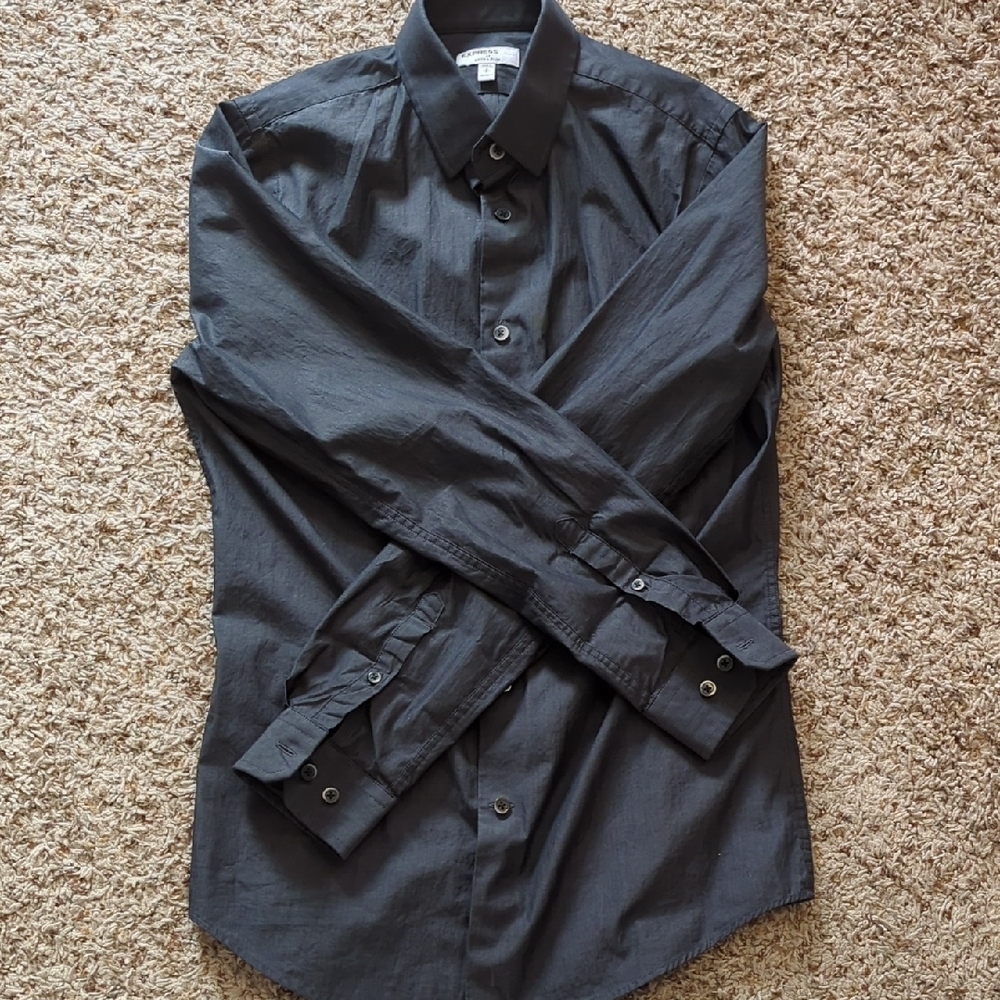 Men's Black Dress Shirt